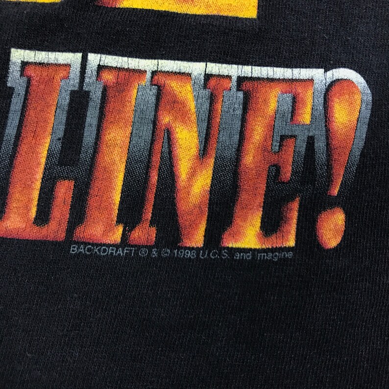 Vintage BACKDRAFT 1998 Promo Movie T-shirt - Etsy