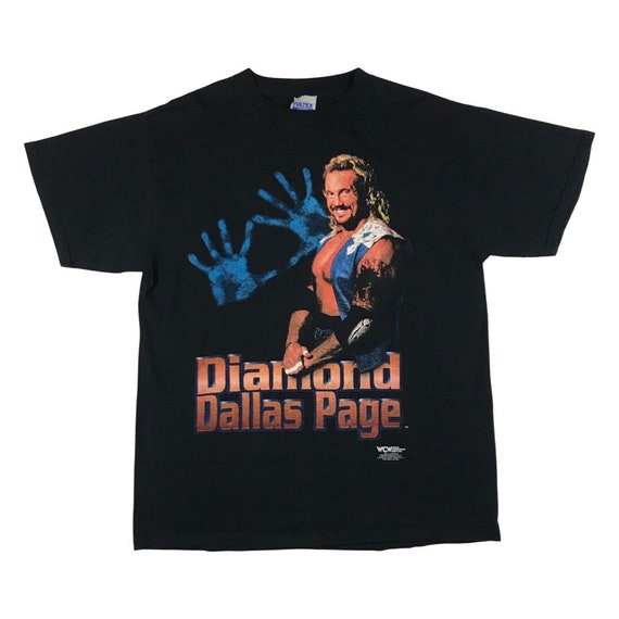 Vintage Diamond Dallas Page WCW WWF Wrestling T-shirt Size L - Etsy