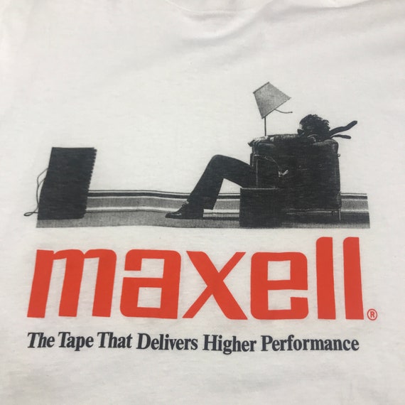 Vintage Maxell Deadstock single stitch t-shirt size XL Vintage Maxell Deadstock single stitch t-shirt size XL