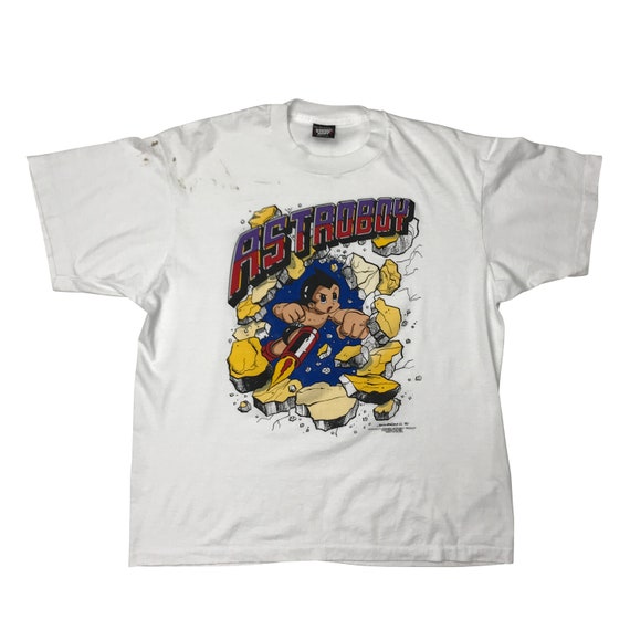 Vintage Astroboy 1992 T-shirt Single Stitch Screen Stars