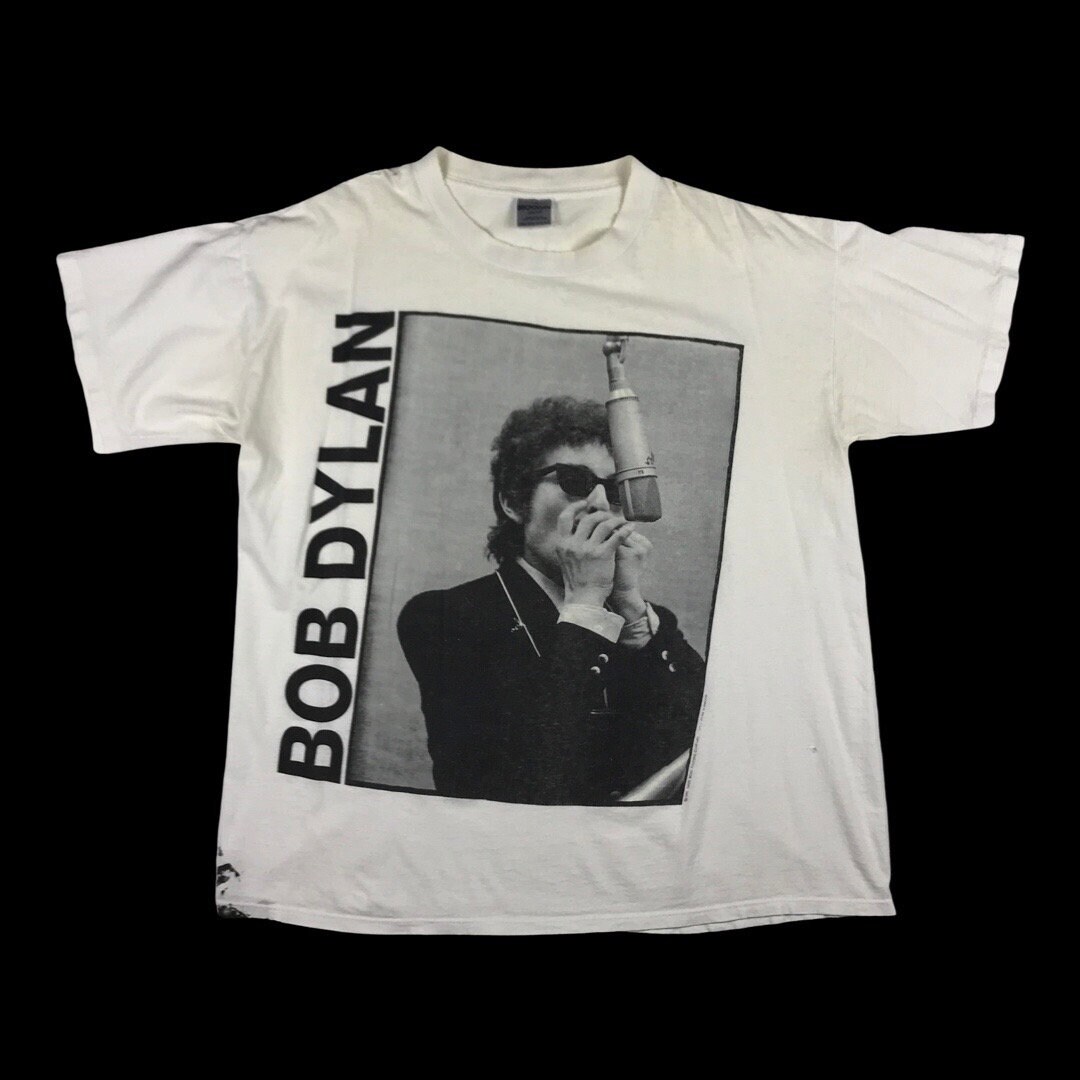 Vintage Bob Dylan 1991 the Brockum Group USA Made Single Stitch T 