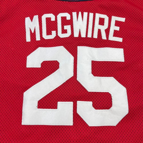 Vintage Mark Mcgwire #25 St. Louis Cardinals Majestic MLB