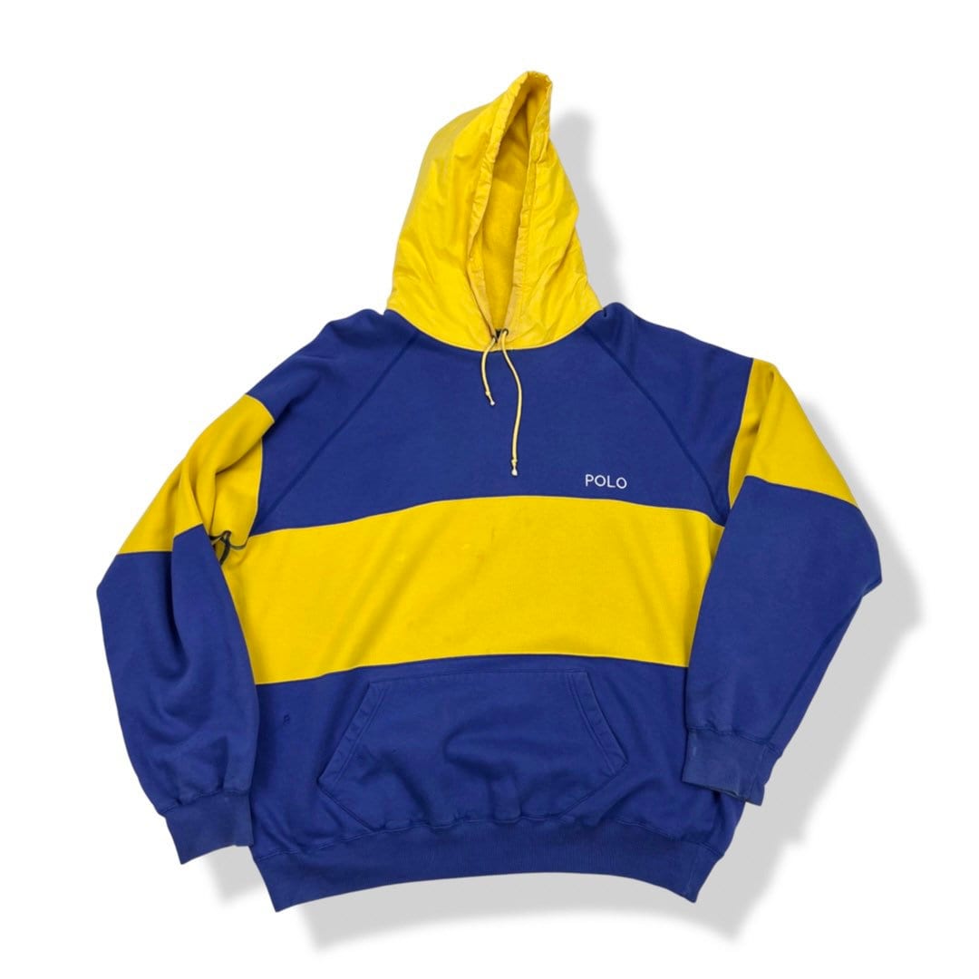 Vintage Polo Ralph Lauren Polo Sport 1992 Striped Hoodie