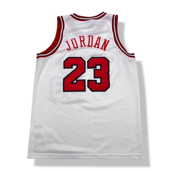 New Vintage Jordan Brand NBA Chicago Bulls Michael Jordan #23 Red Jersey  Size XL