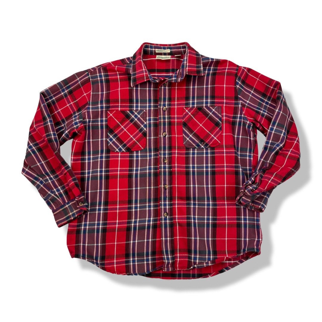 St. John's Bay BIG MAC FLANNEL ネルシャツ XXL Vintage St John's Bay Big Mac Flannel Button Down Shirt Size