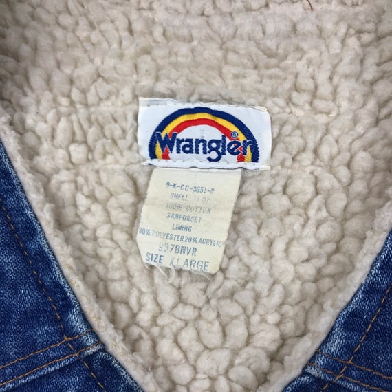 Vintage Wrangler Harley Davidson art motorcycle b… - image 3