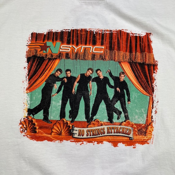 Vintage NSYNC no strings attached 2000 tour pop m… - image 1