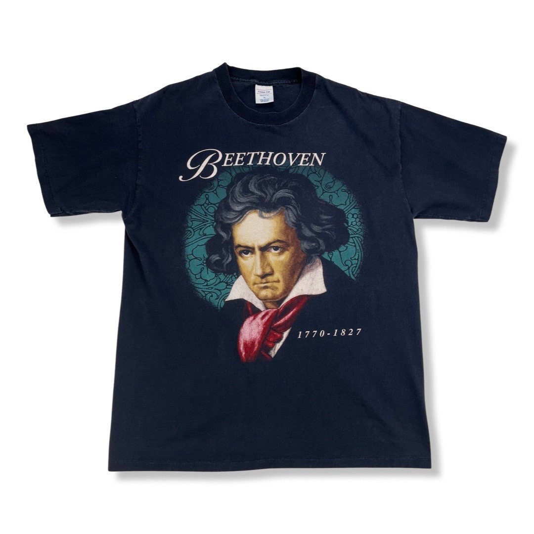 Vintage Beethoven USA Made Classical Music Single Stitch T shirt Size XL Etsy