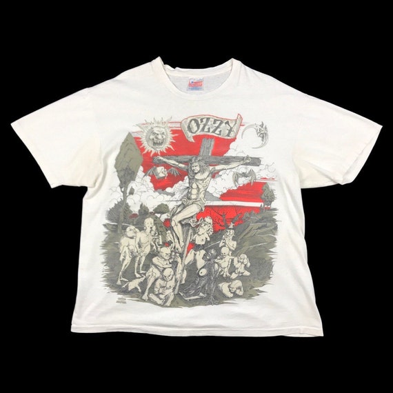 Vintage Ozzy Osbourne “crucifixion” Glow in the Dark Design Vintage Ozzy Osbourne “crucifixion” Glow in the Dark Design