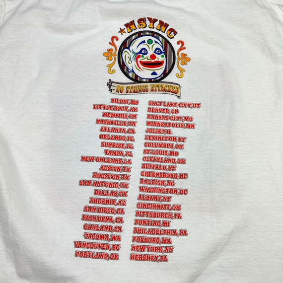 Vintage NSYNC no strings attached 2000 tour pop m… - image 5