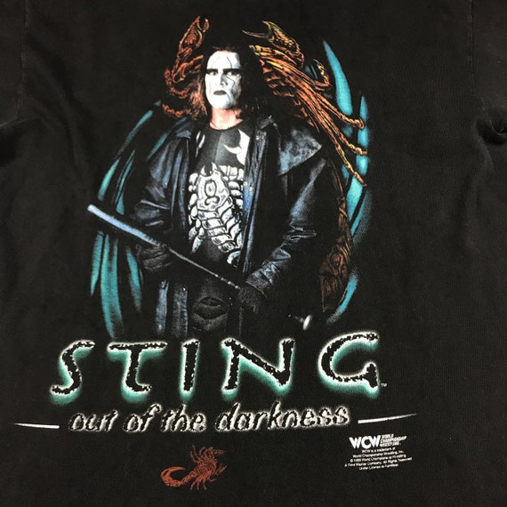 Vintage Sting 1999 WCW WWF NWO Wrestling T-shirt Size L - Etsy Vintage Sting 1999 WCW WWF NWO Wrestling T-shirt Size L - Etsy