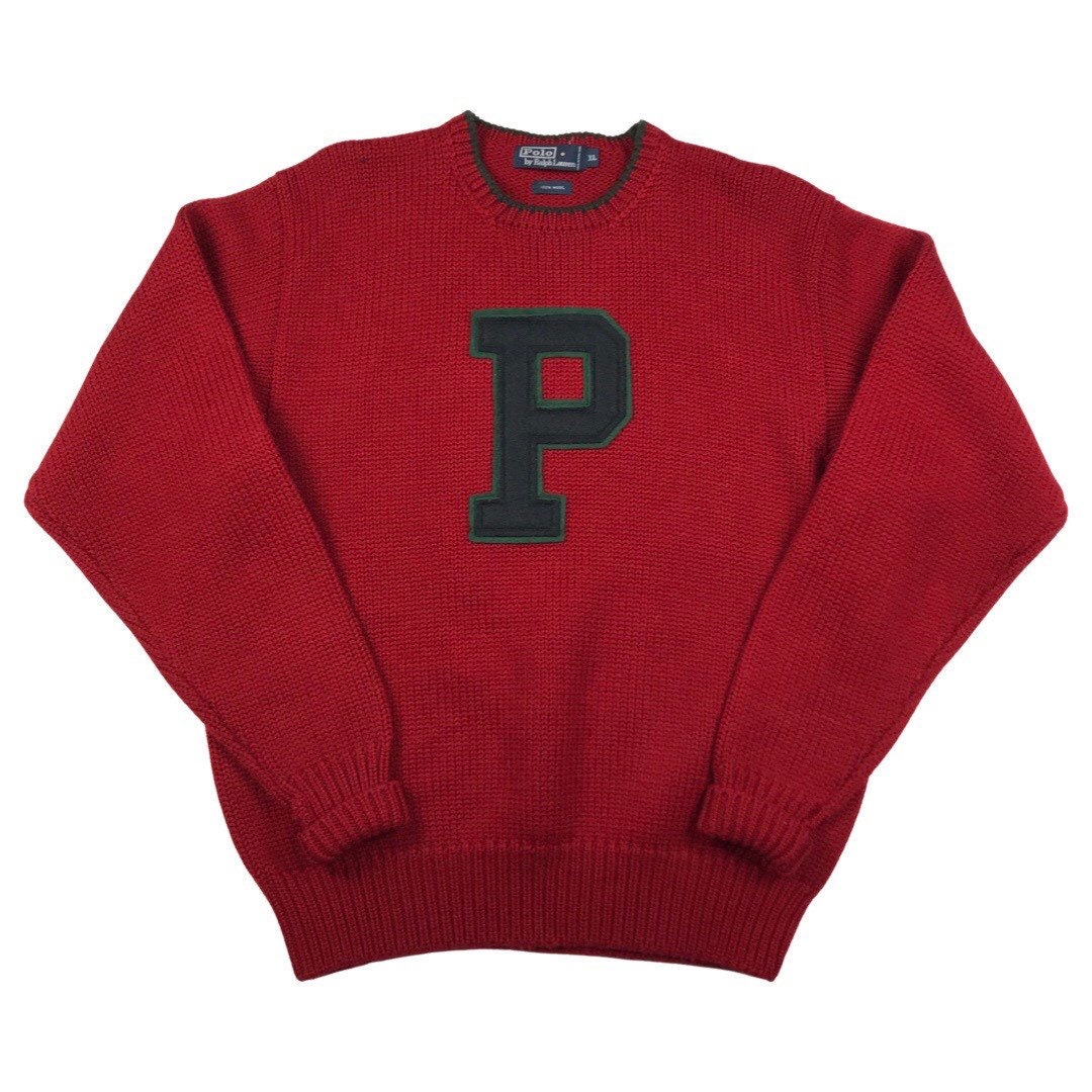 Vintage Polo Ralph Lauren P Knit Sweater Size XL - Etsy Canada