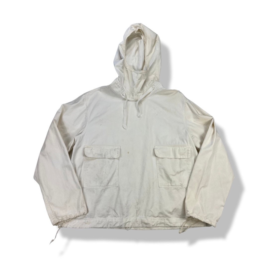 Super Rare US Navy Gunner Smock Anorack WW2 Salvage USA Made Hoodie