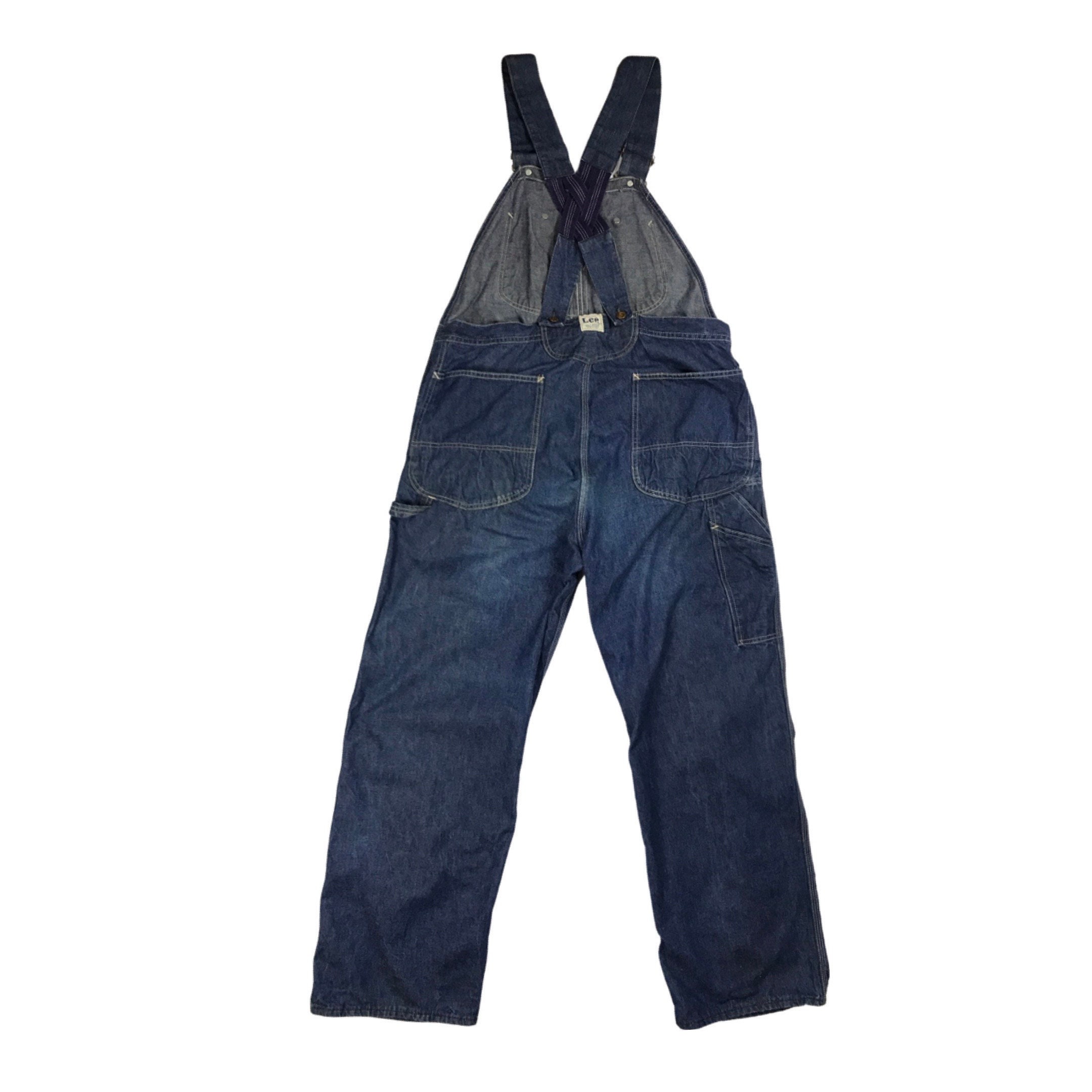 Vintage 60's LEE Union Made USA Made All Cotton Dark Denim Vintage 60's LEE Union Made USA Made All Cotton Dark Denim