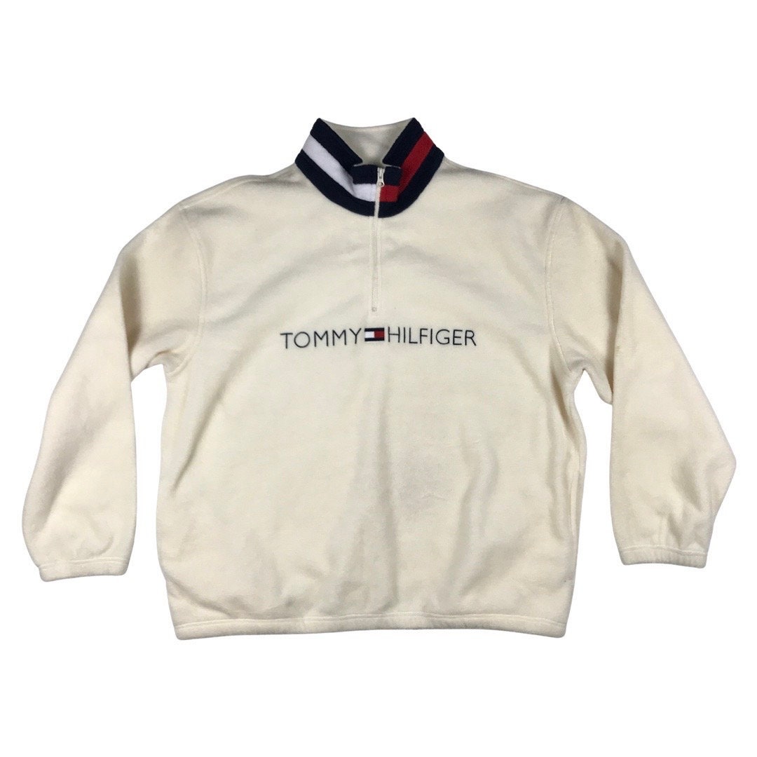 Planlagt Anoi forpligtelse Vintage Tommy Hilfiger Fleece Pullover Size XL 2X - Etsy