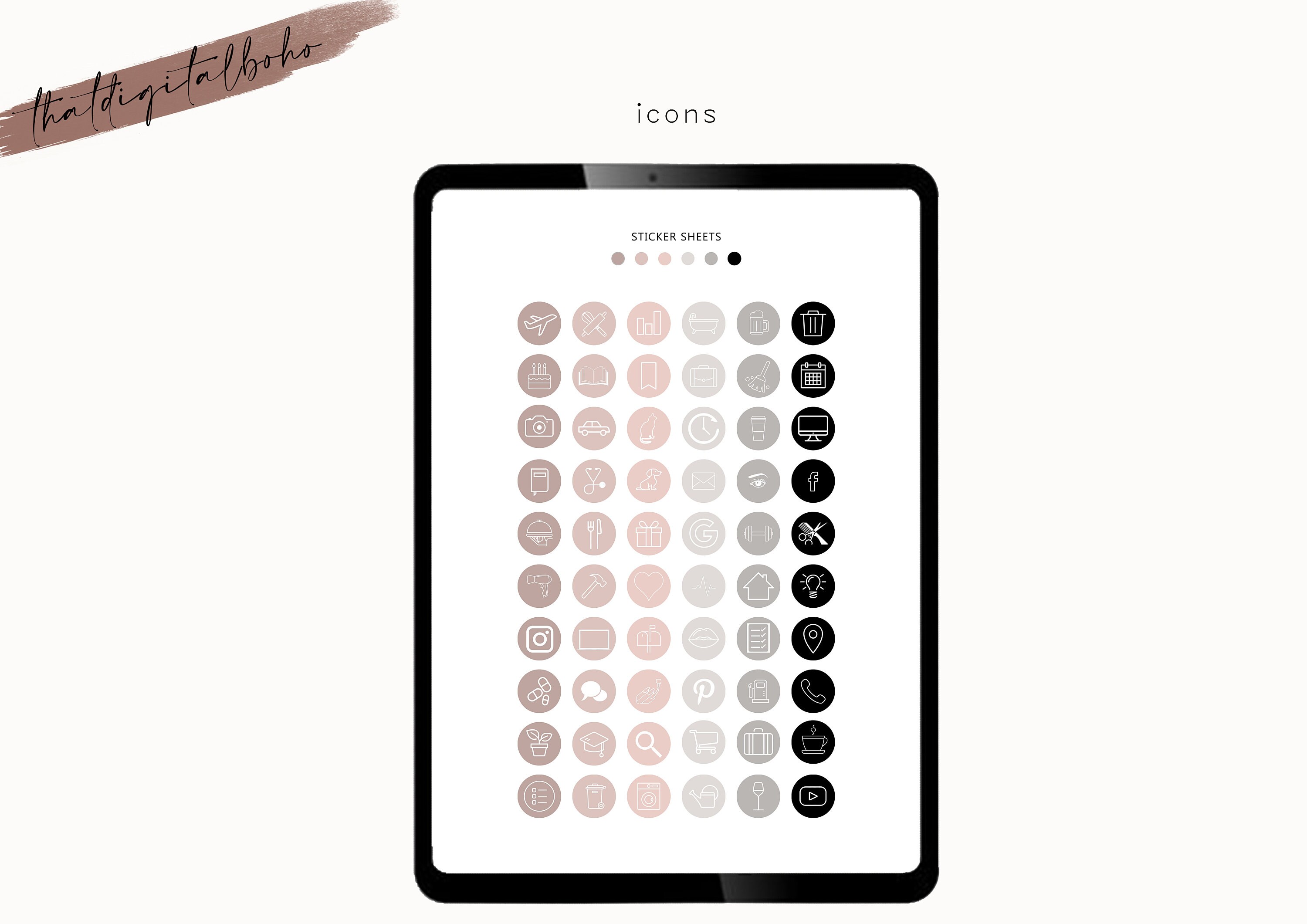 Digital Planner Stickers / Notability Stickers / Goodnotes - Etsy