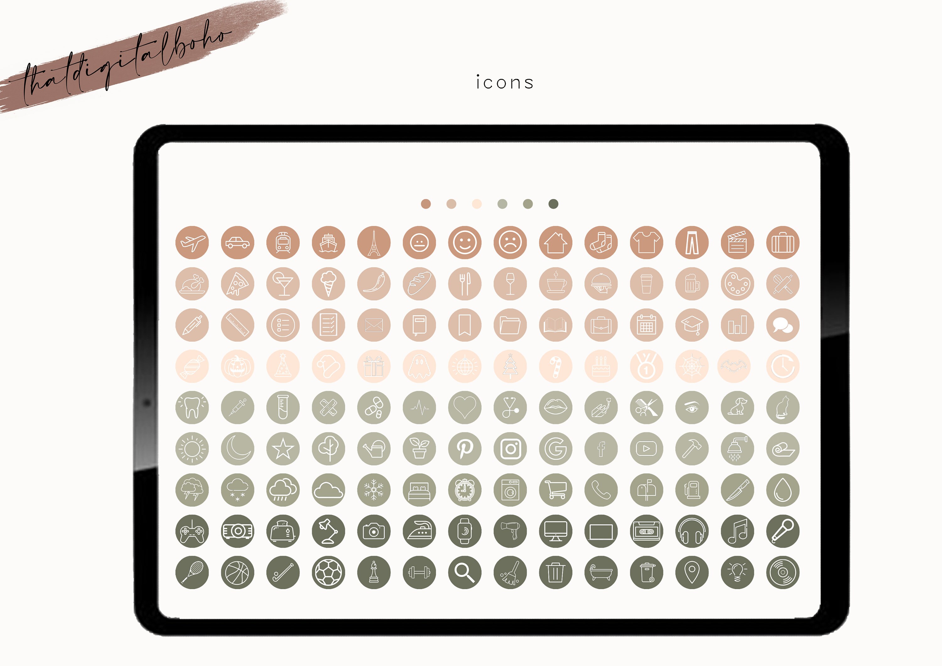 Digital Stickers Pack Digital Planner Stickers Sheets for | Etsy