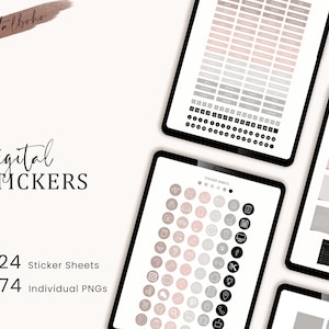 Digital Planner Stickers / Notability Stickers / Goodnotes Stickers Download / Penly Stickers / Stickers for Goodnotes / Sticker Digital