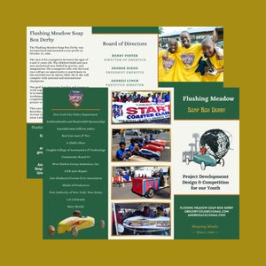Event Program Template | 11 x 8.5 Brochure | CANVA | Editable | Printable File Active