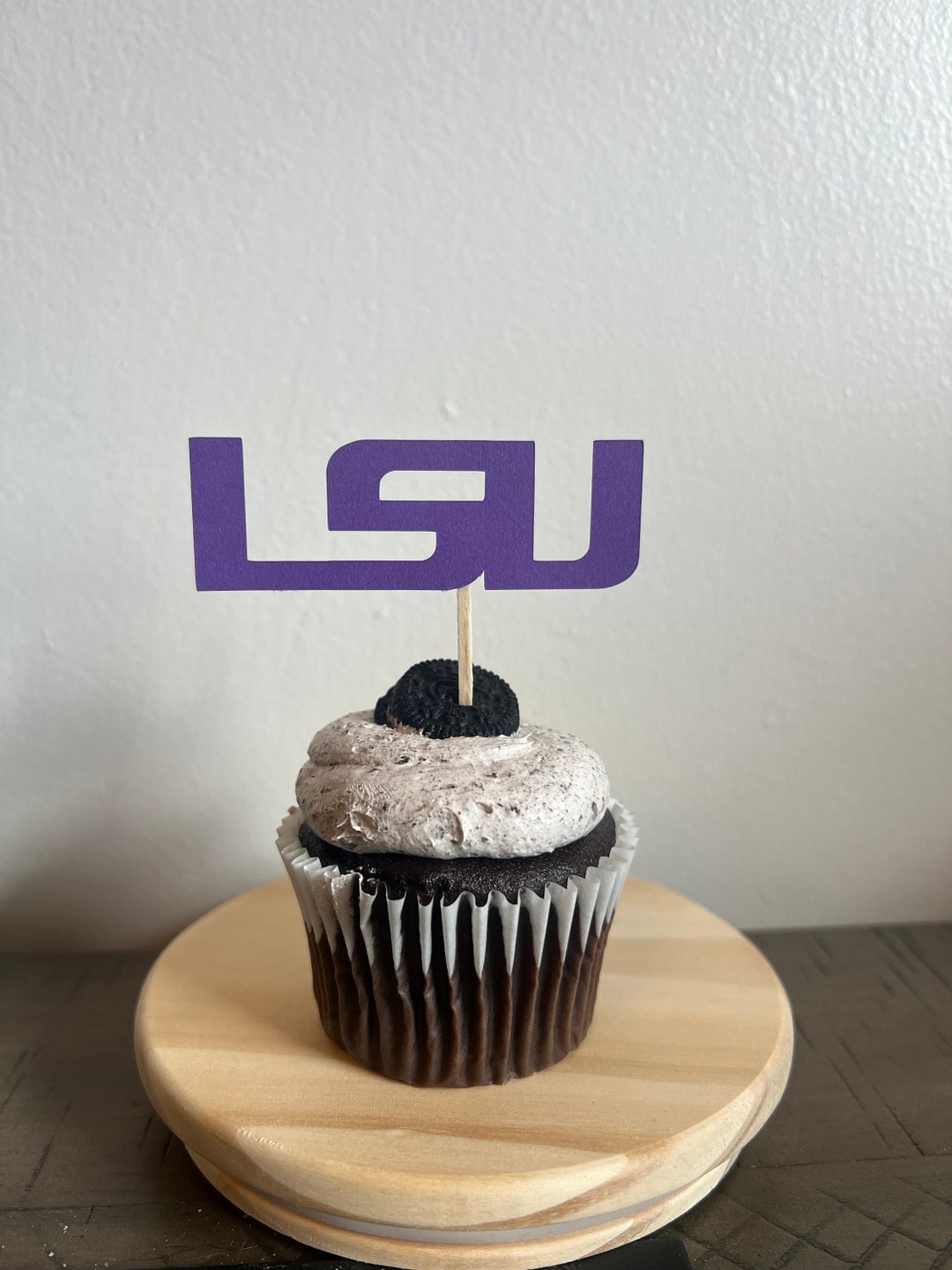 LSU Cupcake Toppers Etsy