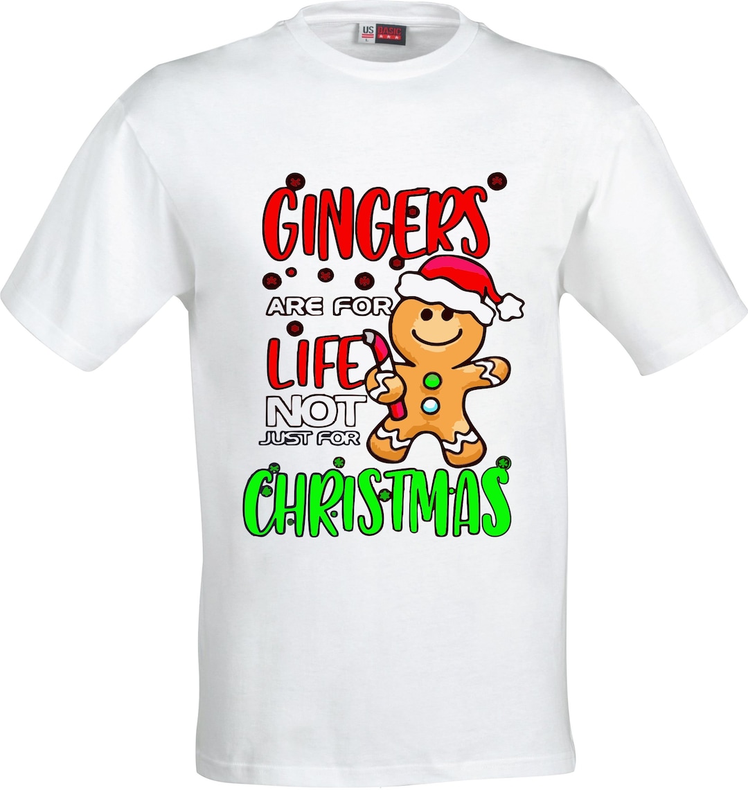 Gift Hub Gingers are for Life Not Just for Christmas, tazza in ceramica Whire, idea regalo di Natale per uomini e donne, con zenzero, idea regalo per lei, 325 ml