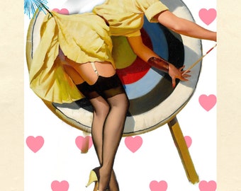 May include: A vintage-style illustration of a woman standing on a wheel of fortune with a pink heart background. The text "10-The Wheel Of Fortune" is at the bottom of the image.