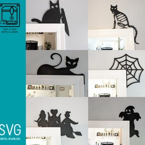 Halloween Bundle Door Frame Corner Trim Topper - SVG Digital