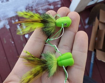 Feather Tail Double Barrel Popper