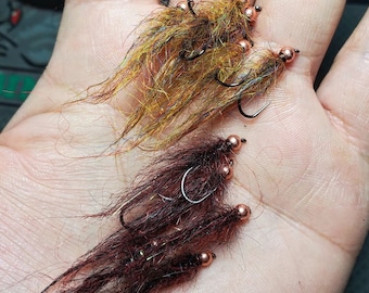 3x Mega Simi Seal Leech Trout Flies (Lakes & Streams)