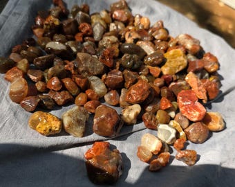 Agate del Lago Superiore, 70 g, LOTTO A SORPRESA / Pietre di agata grezze non lucidate / Rocce dei Grandi Laghi / Regalo per appassionati di minerali e pietre burattate