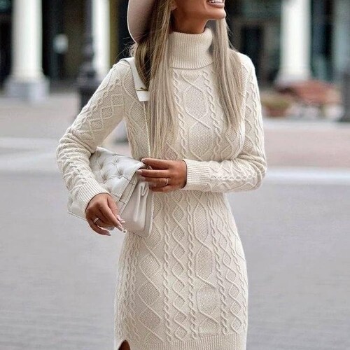 autumn sweater dress