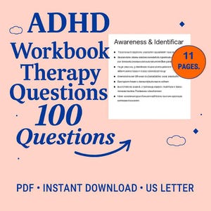 Executive Function ADHD, Working Memory ADHD Workbook, ADHD Resources, Coping Strategies Guide