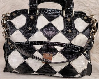 lime green mcm bolsa