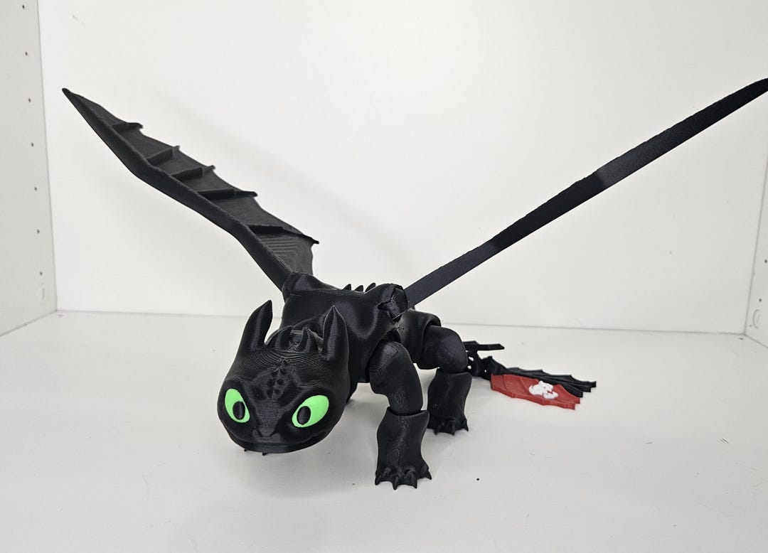 Toothless 3D Printed Dragon Toy | How to Train Your Dragon Toy - Etsy
