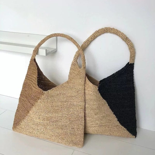 Beach bag, handwoven, Women, large, strawbag, raffia bag, market, summer Bali bag, mother's day gift, rattan tote, vacation, picnic, gifther