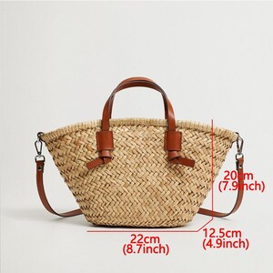 Our Latest Summer Bag Straw Basket Handwoven Morocco - Etsy