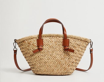 Our latest, Summer bag, straw basket, Handwoven, Morocco, Beach bag, French tote, Women's bag, Vacation, Picnic, Market, Raffia, Rattan, bag