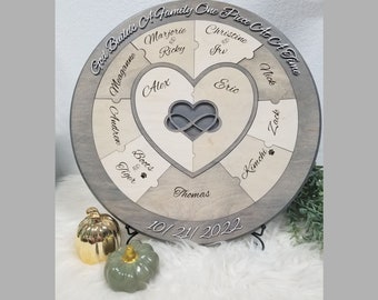 Unity Wedding Puzzle, Blended Family, Unity Alternative, Wedding Ceremony, Family Puzzle, Unity Ceremony, Infinity Sign - Fully customized