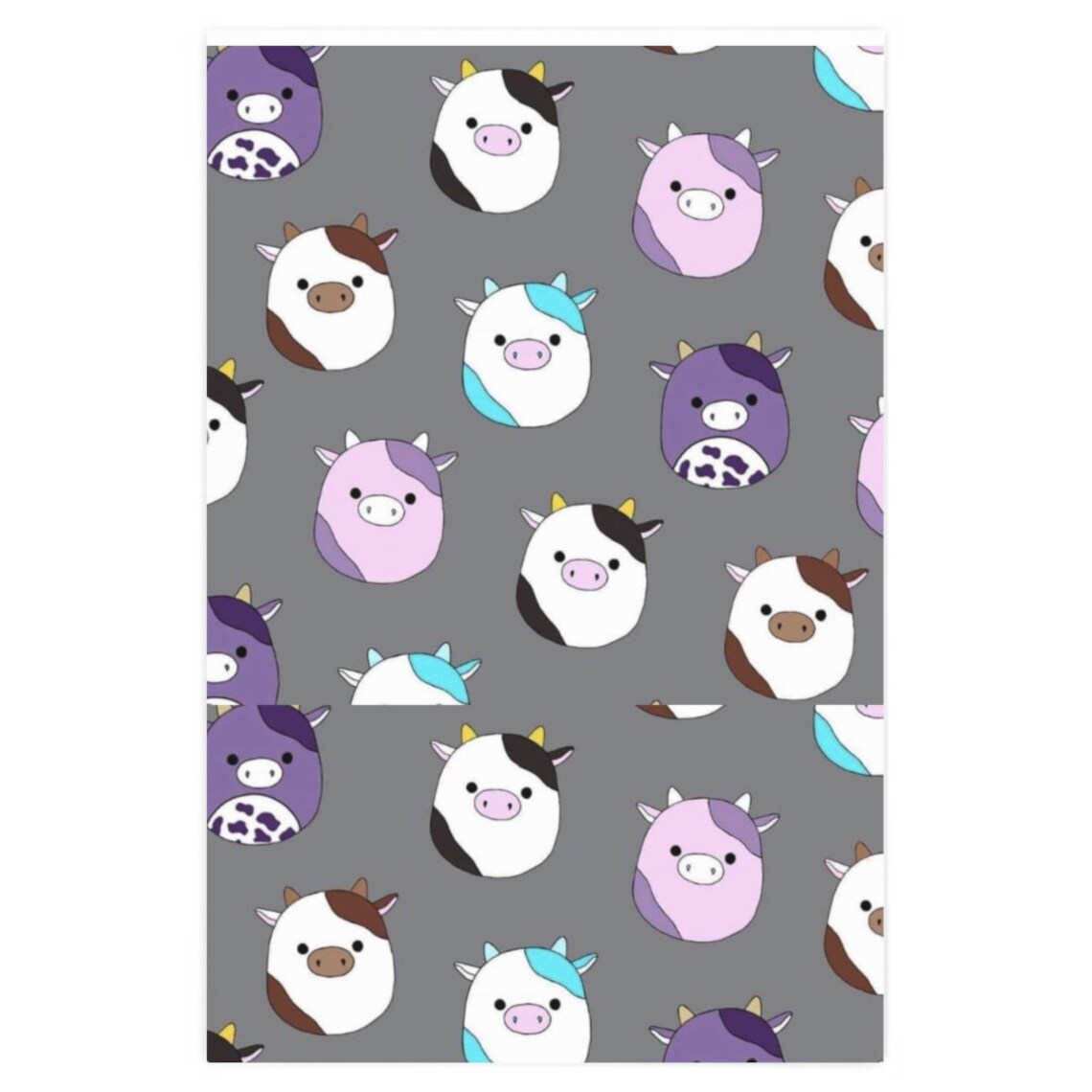 Squishmallow Wrapping Paper Christmas Gift Wrap Wrapping Etsy