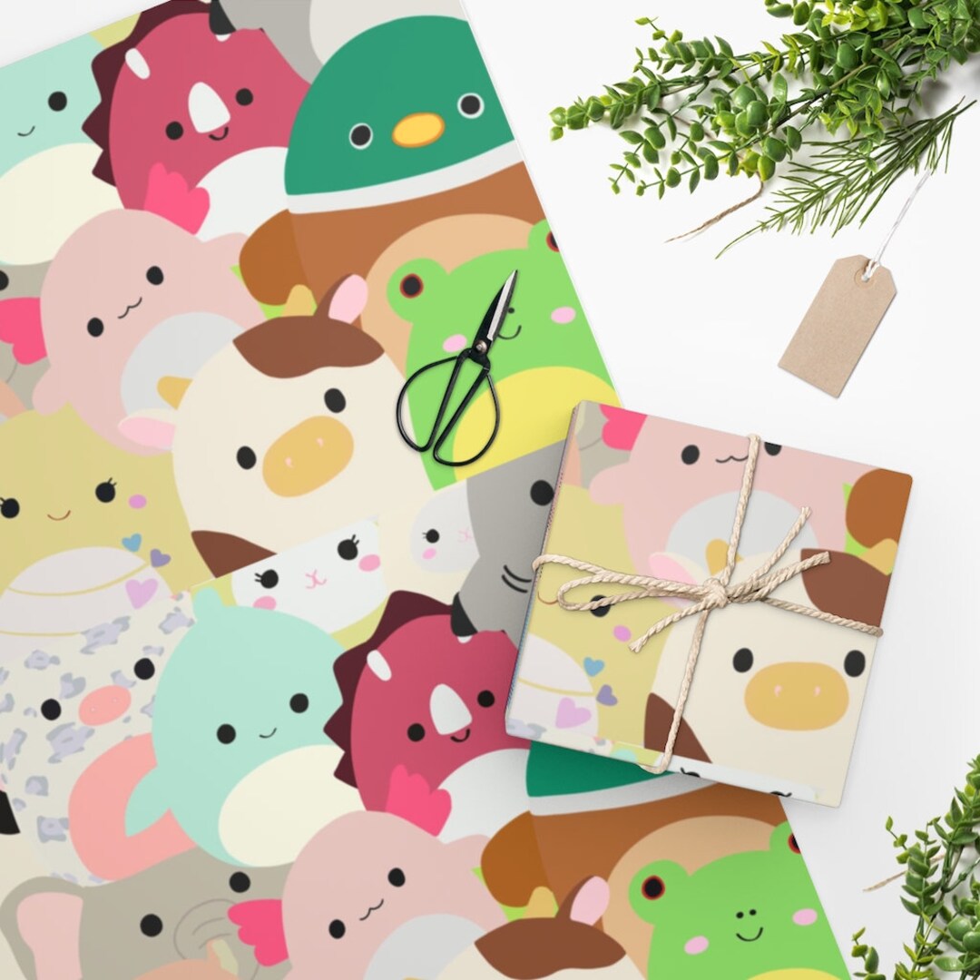 Squishmallow Wrapping Paper Etsy