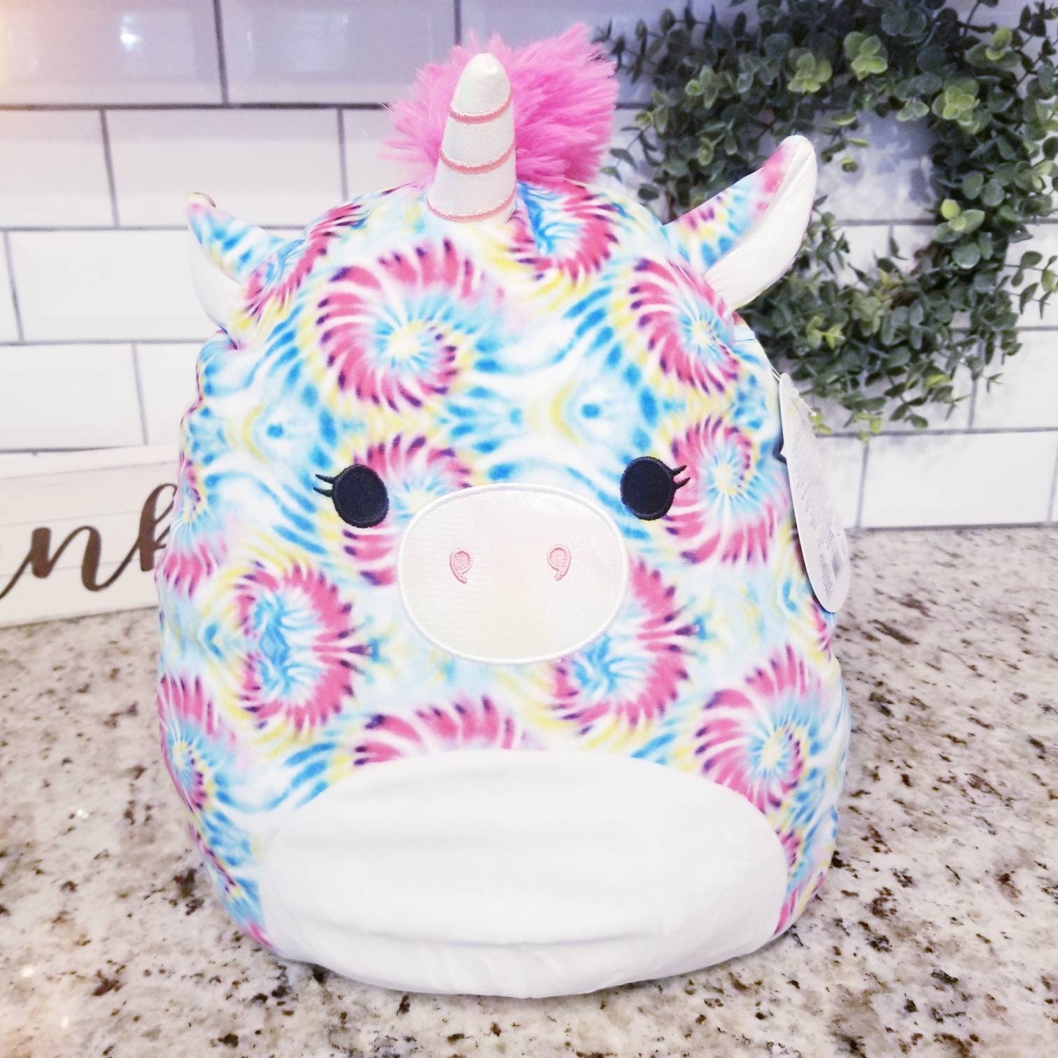 purple tie dye unicorn squishmallow name