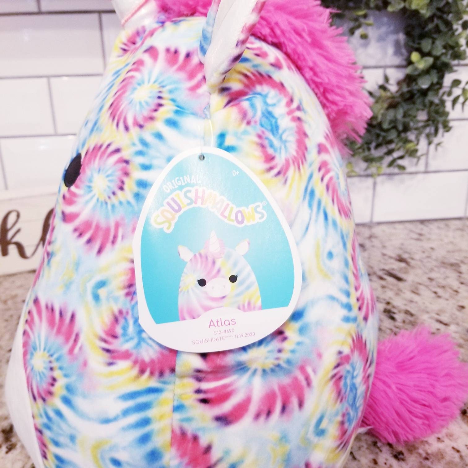 Atlas Unicorn 12 Squishmallow Tie Dye Unicorn Plush | Etsy