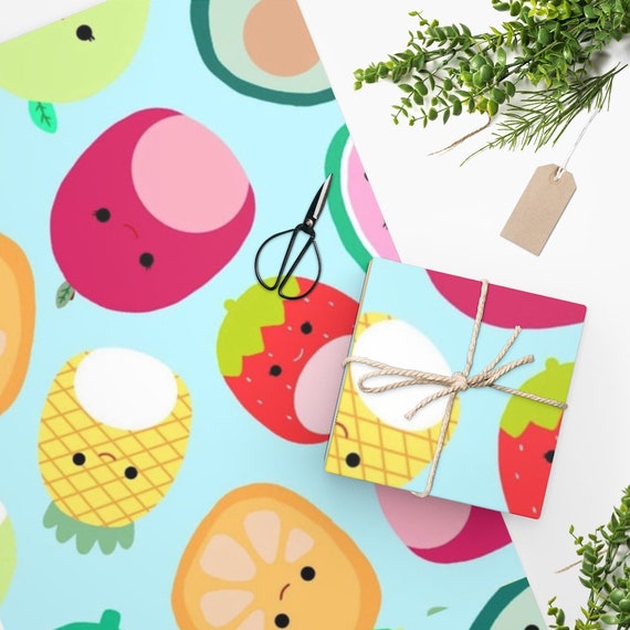 Squishmallow Wrapping Paper Squish Giftwrap Gift Wrap for Etsy