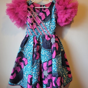 African Print Dress, Ankara Dress, Girls Dress