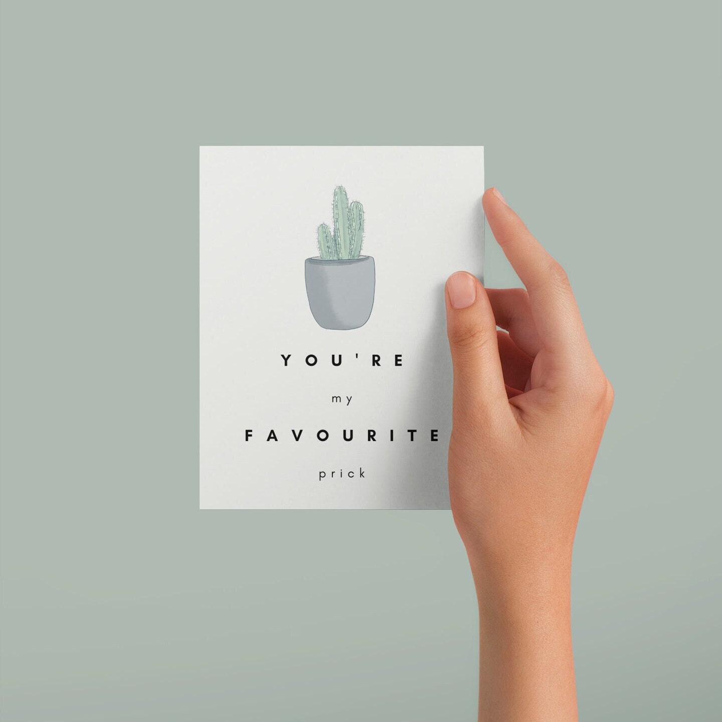 3 Digital Cactus Cards, Canva Template Instant Download, Cacti Poster ...