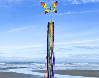 Butterfly & Ribbon Windsock