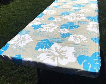 Tropical Tablecloth with Elastic Corners