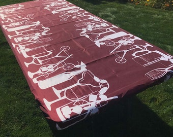 Happy Hour Tablecloth with Elastic Corners