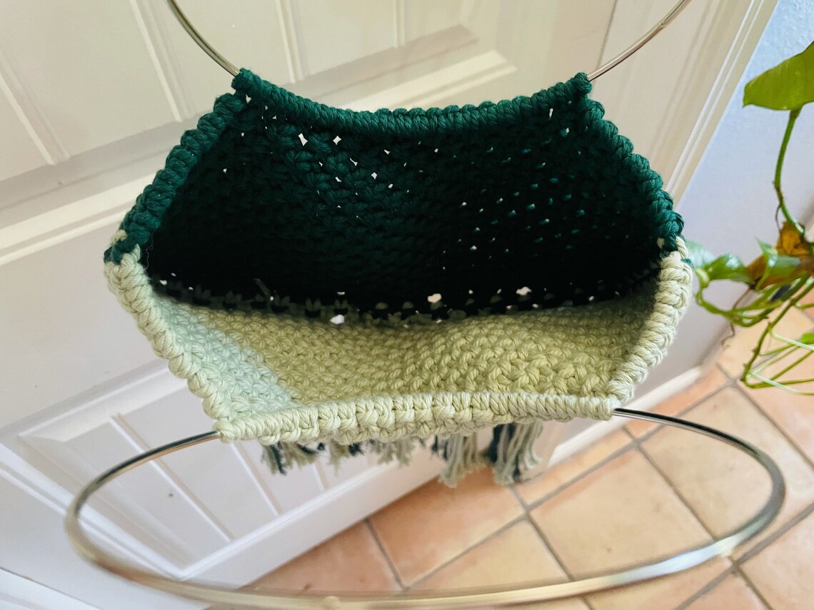 macrame fringe purse