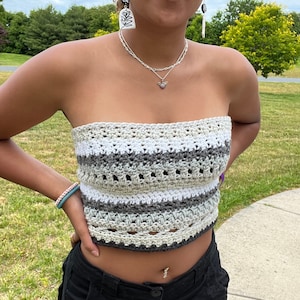 Crochet tube top